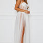 Mesh Long Dress w/ Corset Style Top