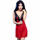 Lace Strap Off-shoulder Suspender Style Sheer Nightdress