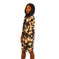 Women's Four Piece Sleepwear Gown V-neck Kimono Robe Shorts and Top