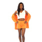 3 Piece Soft Warm Long Sleeve Hoodie Shorts and Vest Pajama Set