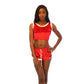 2 Piece Sporty Crop Top Shorts Set