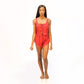 2 Piece Lace Front Button Camisole Shorts Set