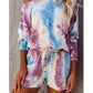 2 Piece Tie Dye Loose Casual Short Set